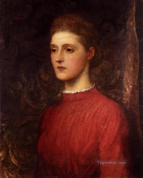 Retrato de una dama George Frederic Watts Pinturas al óleo